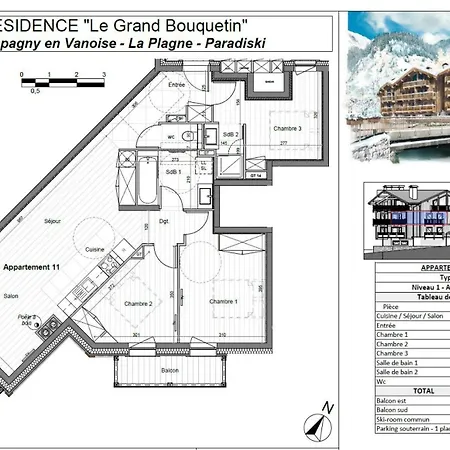 Apartment Le Grand Bouquetin - 4 Pieces Pour 8 Personnes Mae-9924 *