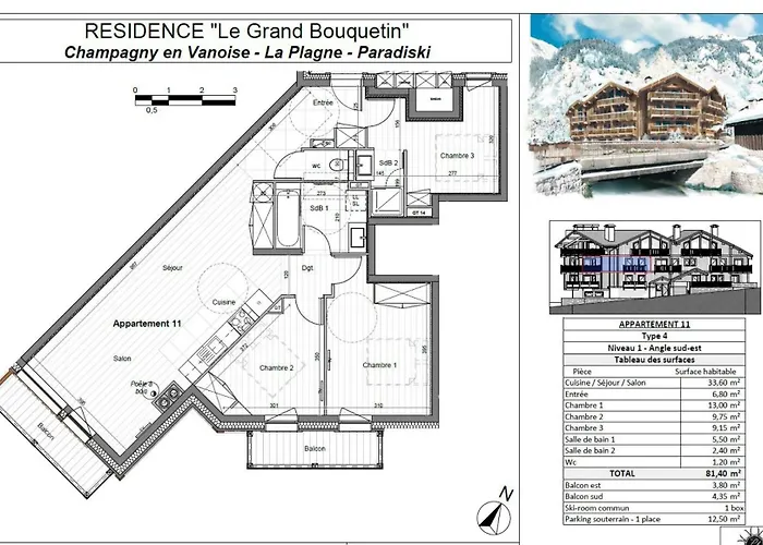 Apartment Le Grand Bouquetin - 4 Pieces Pour 8 Personnes Mae-9924 *